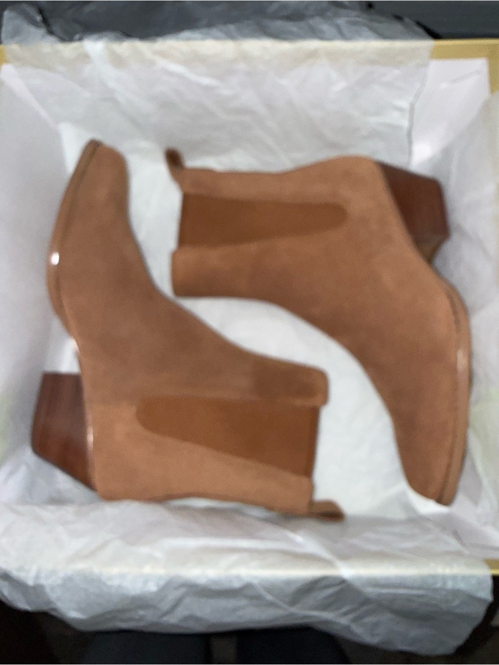 Michael Kors Kinlee Suede Chelsea Ankle Booties.
